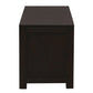 TANAKA SOLID MAHOGANY TV UNIT WITH 2 DRAWERS IN CHOCOLATE 120CM - MyChocolateWood