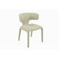 BYRD FABRIC DINING CHAIR IVORY - MyChocolateWood