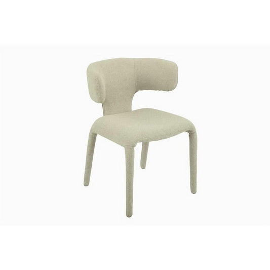 BYRD FABRIC DINING CHAIR IVORY - MyChocolateWood