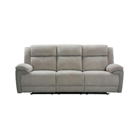 COLVOS 3-SEATER ELECTRIC RECLINER SOFA OYSTER COLOUR - MyChocolateWood
