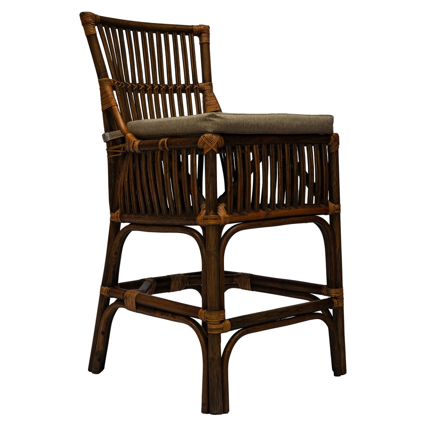 Bracken Rattan Bar Stool / Counter Stool - Antique
