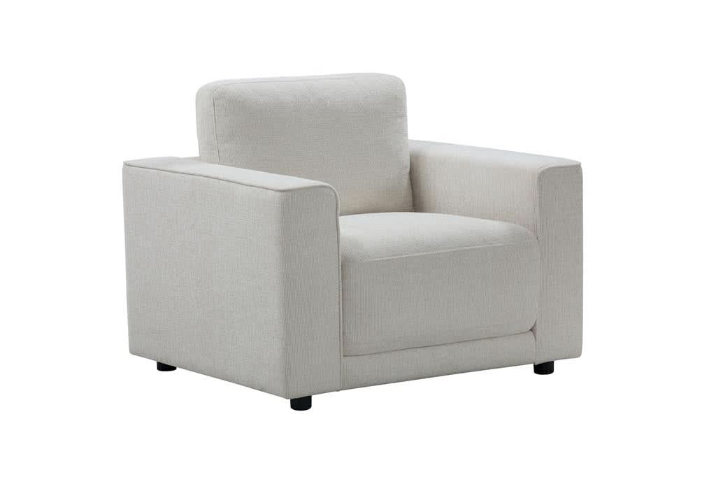 Yanni Fabric Armchair - Sand - MyChocolateWood