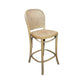 BAHAMAS NATURAL HAMPTON STYLE RATTAN BAR STOOL/COUNTER STOOL - MyChocolateWood