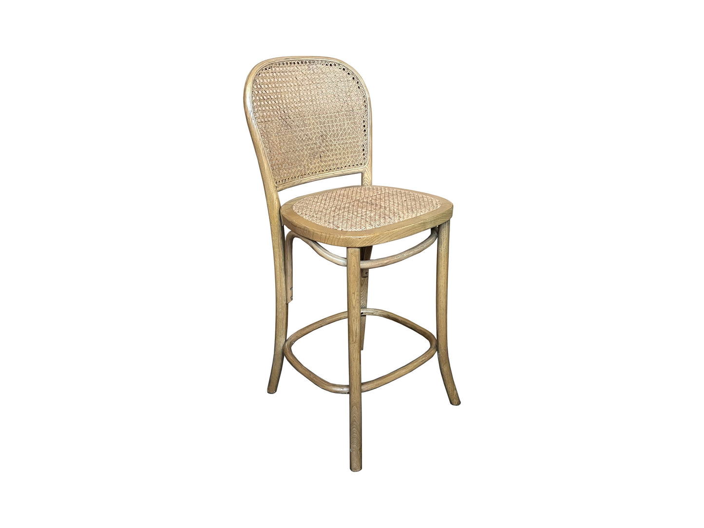 BAHAMAS NATURAL HAMPTON STYLE RATTAN BAR STOOL/COUNTER STOOL - MyChocolateWood