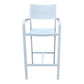 Bradley Outdoor Aluminium Bar Chair White