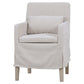 Begona Mahogany Timber Armchair - Natural