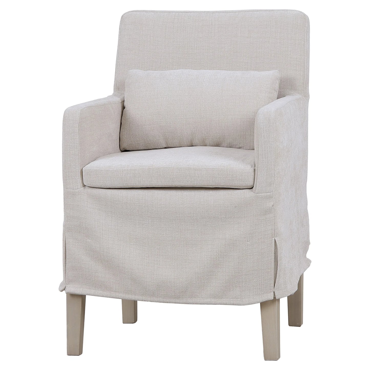Begona Mahogany Timber Armchair - Natural
