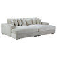 Karel Corduroy 2-Seater Sofa Bed Beige