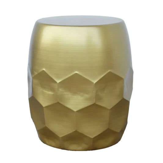 GENEVIEVE HEXAGON SIDE TABLE/LAMP TABLE/ACCENT TABLE - MyChocolateWood