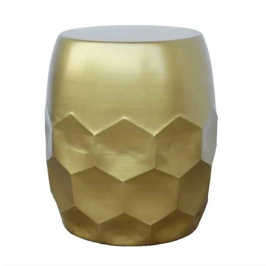 GENEVIEVE HEXAGON SIDE TABLE/LAMP TABLE/ACCENT TABLE - MyChocolateWood