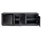 CARLSON OAK WOOD BLACK BUFFET/SIDEBOARD 200CM - MyChocolateWood