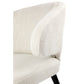 AUBERT BLACK OAK LEG DINING CHAIR WITH NATURAL LINEN - MyChocolateWood
