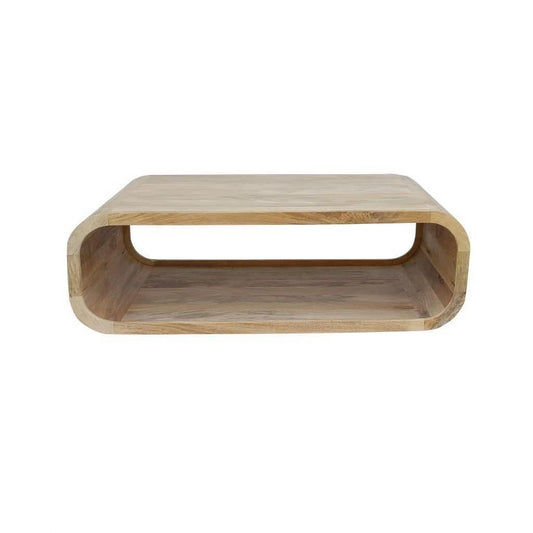 NIVAN MANGO WOOD COFFEE TABLE OCCASIONAL TABLE NATURAL - MyChocolateWood