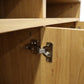 HAROLD ELM VENEER/MDF BUFFET/SIDEBOARD 3 DOORS  NATURAL/BLACK