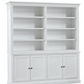BRETTON ACACIA TIMBER OPEN HUTCH WITH ADJUSTABLE SHELVES