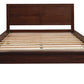 TANAKA SOLID MAHOGANY TIMBER QUEEN SIZE BED IN CHOCOLATE COLOUR - MyChocolateWood