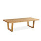 STROUD ELM VENEER TIMBER/MDF COFFEE TABLE 120X60X45CM NATURAL - MyChocolateWood