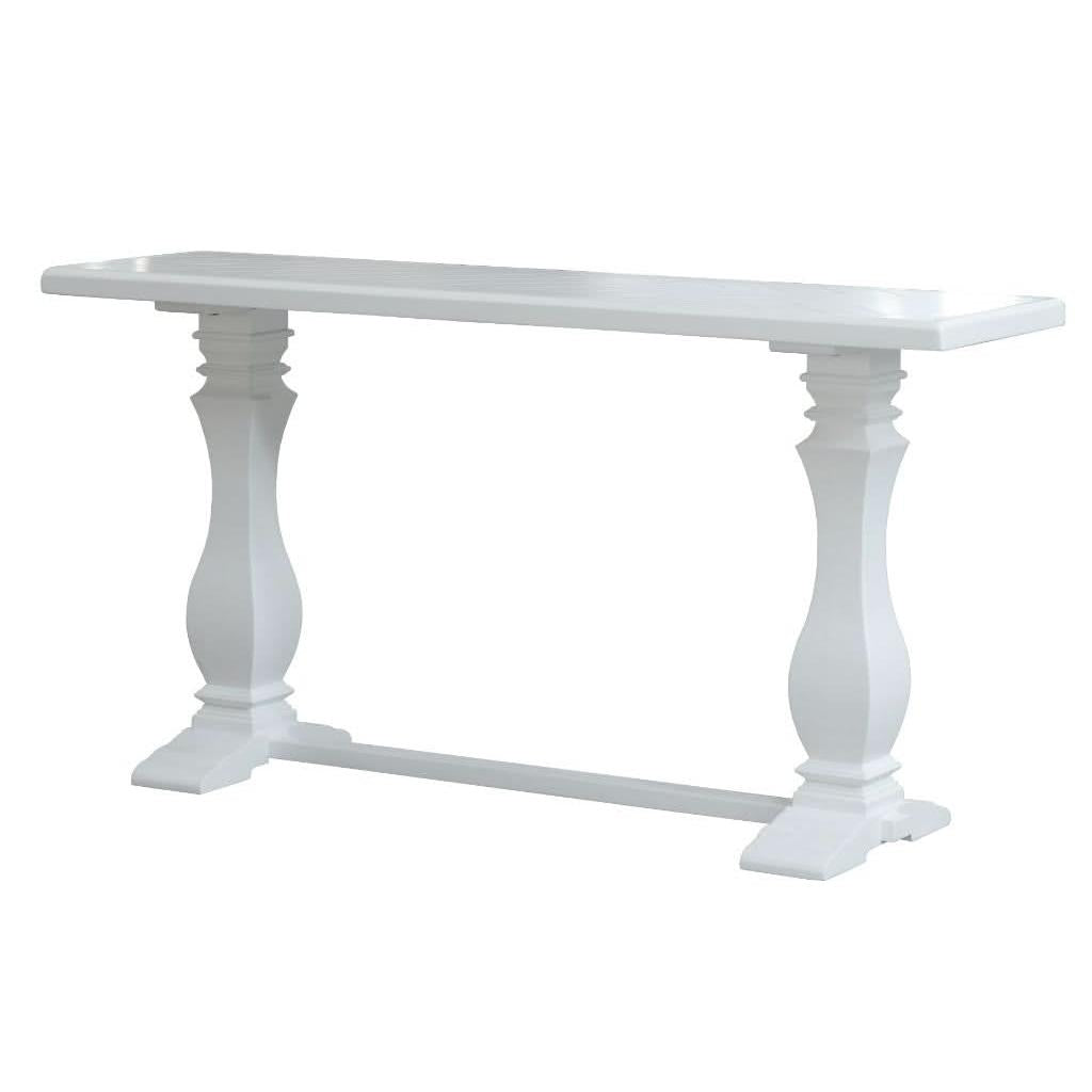 Sherborne acacia wood console table by MyChocolateWood, showcasing a sleek hall table with natural wood grain and modern design.