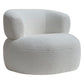Daventry Ashwood/Fine Boucle Occasional Chair/Lounge Chair - Snow