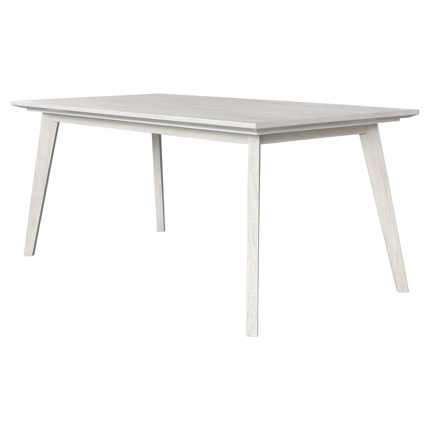 Halifax Solid Acacia Dining Table 180cm in Brushed White