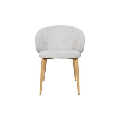 Denby 9 Pce. Messmate Timber Dining Table Light Smoke 210cm/8 Dolores Fabric Dining Chairs