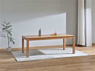 Denby Messmate Timber Dining Table Light Smoke 210cm