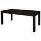 Tanaka Solid Mahogany Dining Table, 180cm in Chocolate - Chocolate Wood