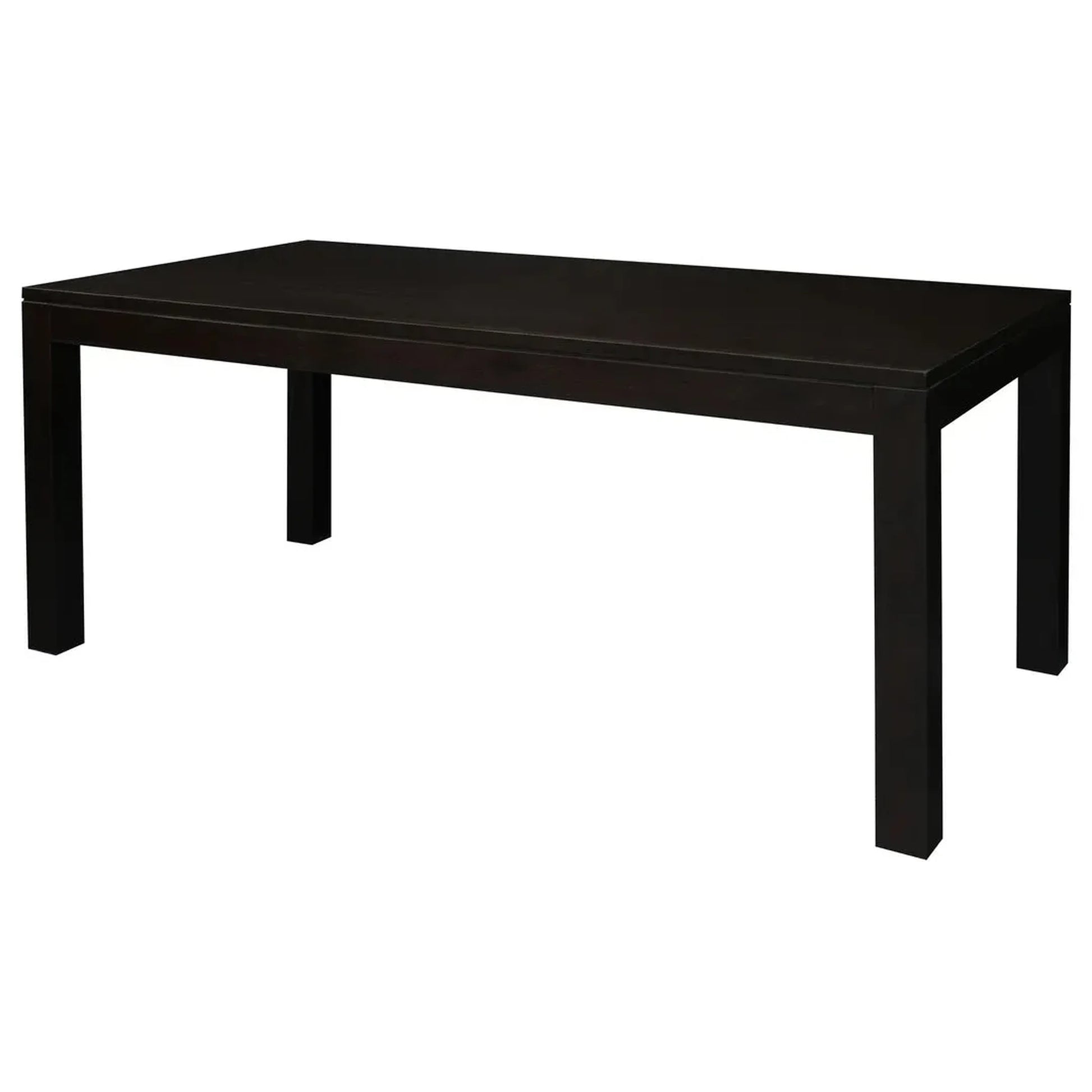 Tanaka Solid Mahogany Dining Table, 180cm in Chocolate - Chocolate Wood