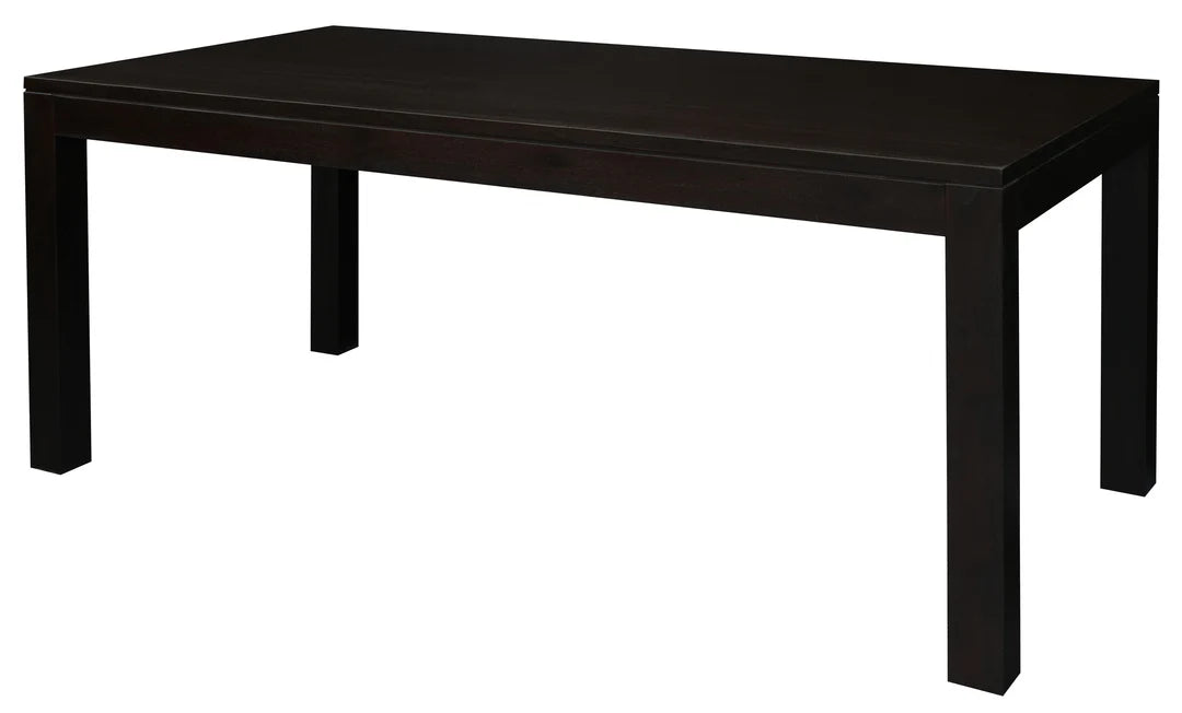 TANAKA SOLID MAHOGANY DINING TABLE IN CHOCOLATE 180CM - MyChocolateWood