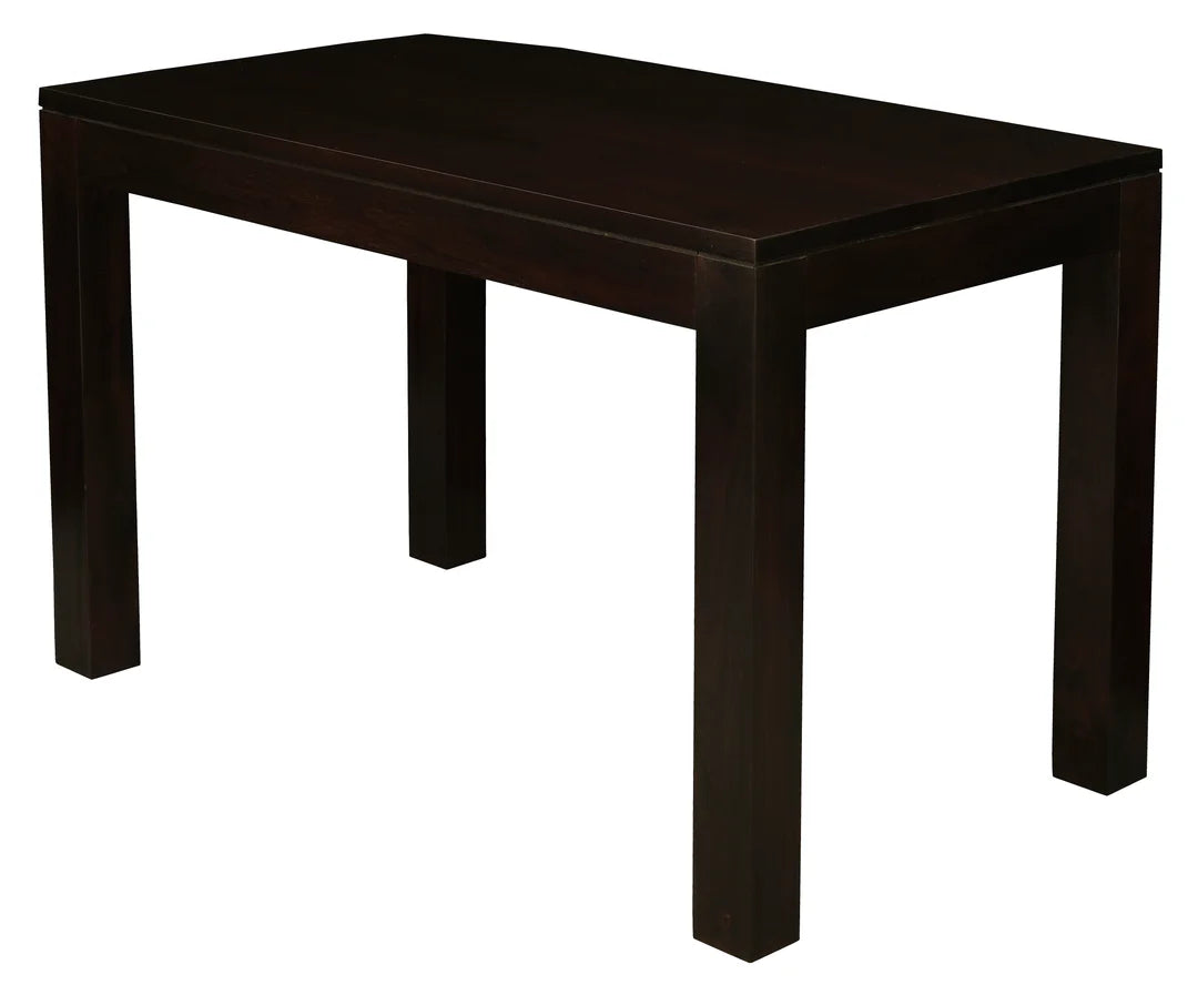 TANAKA SOLID MAHOGANY DINING TABLE IN CHOCOLATE 150CM - MyChocolateWood