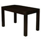 Tanaka Solid Mahogany Dining Table, 150cm in Chocolate - Chocolate Wood