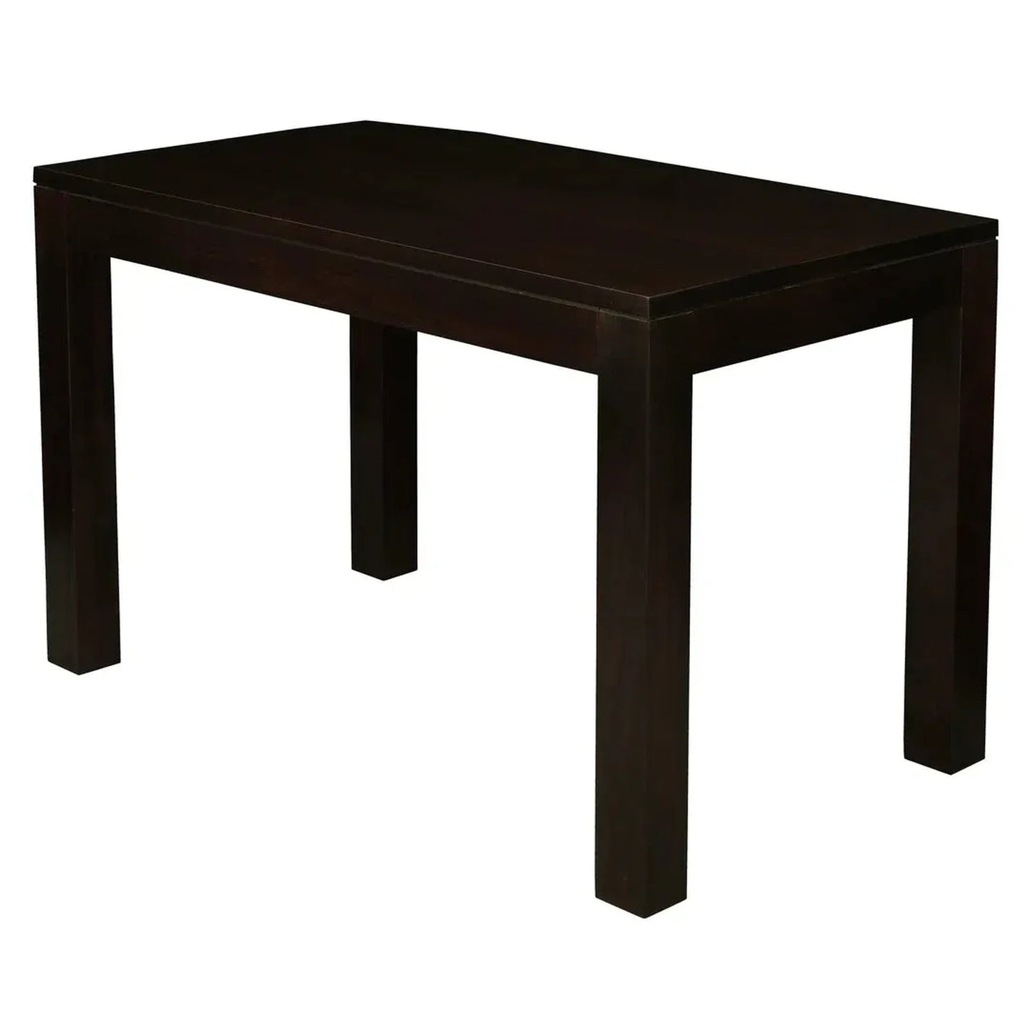 Tanaka Solid Mahogany Dining Table, 150cm in Chocolate - Chocolate Wood