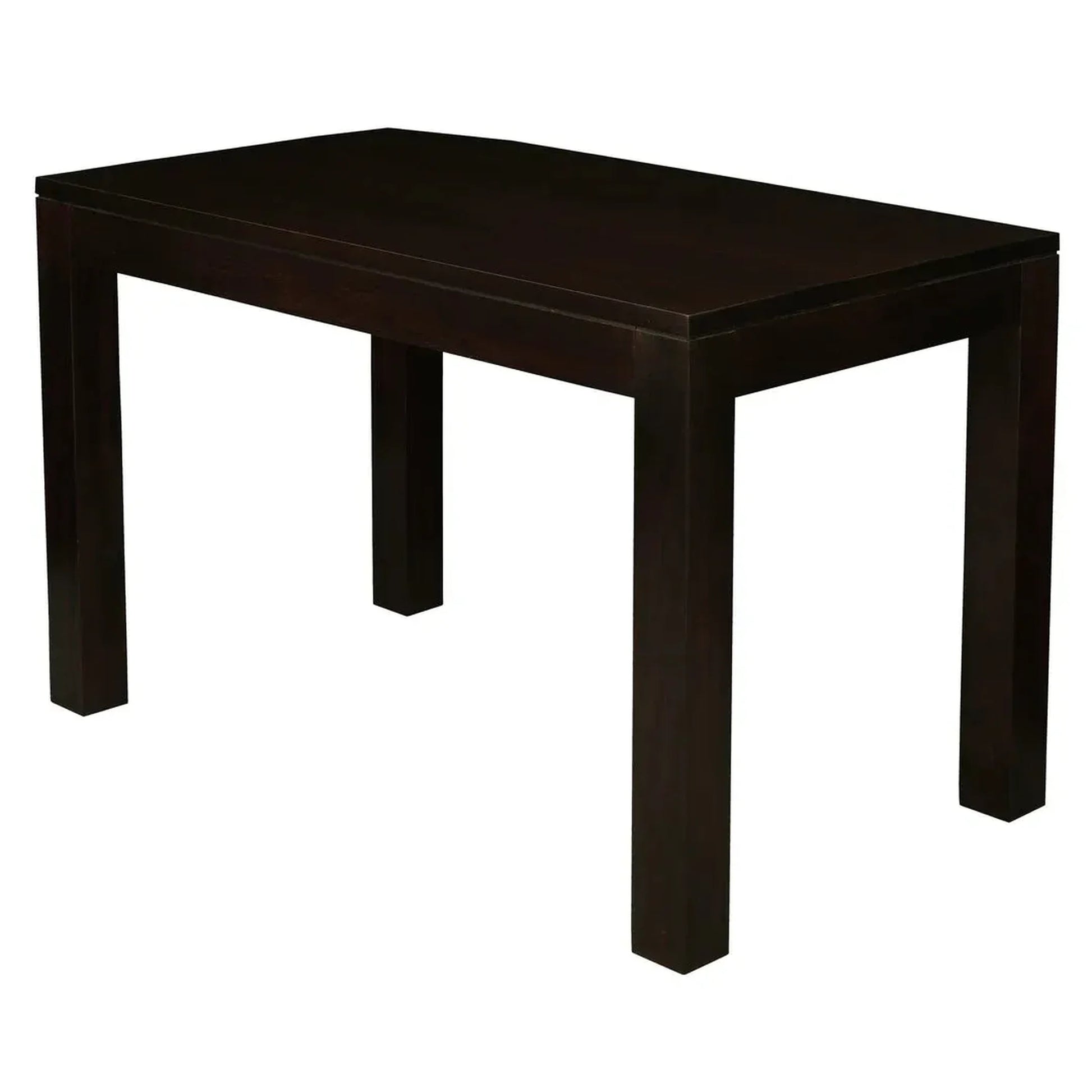 Tanaka Solid Mahogany Dining Table, 150cm in Chocolate - Chocolate Wood