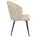 DARLA HAMPTON FABRIC DINING CHAIR BEIGE - MyChocolateWood