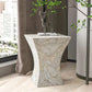 NOBELL MOTHER OF OF PEARLHAND MADE SIDE TABLE/LAMP TABLE - MyChocolateWood