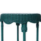 WENGLOR FOREST GREEN RATTAN SIDETABLE - MyChocolateWood