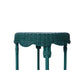 Wenglor Rattan Side Table in Forest Green detail