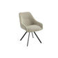 CARLOW FABRIC DINING CHAIR FAWN COLOURED - MyChocolateWood