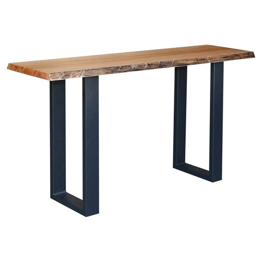 KESHAM MESSMATE CONSOLE TABLE/HALL TABLE NATURAL/BLACK - MyChocolateWood