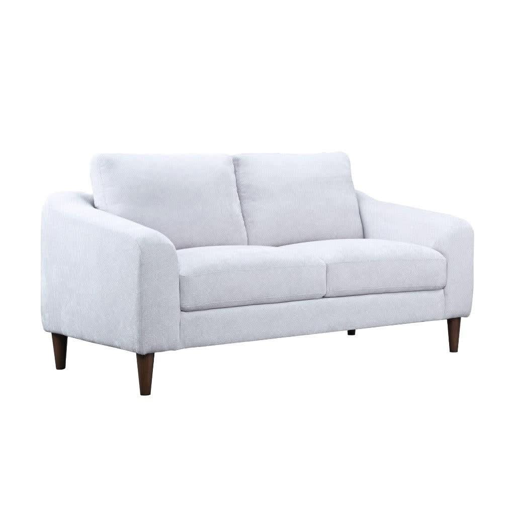 BALLINA FABRIC 2-SEATER SOFA + 3-SEATER  SOFA PLATINUM - MyChocolateWood