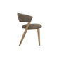 Leemor Fabric Dining Chair Taupe/Light Smoke Colour