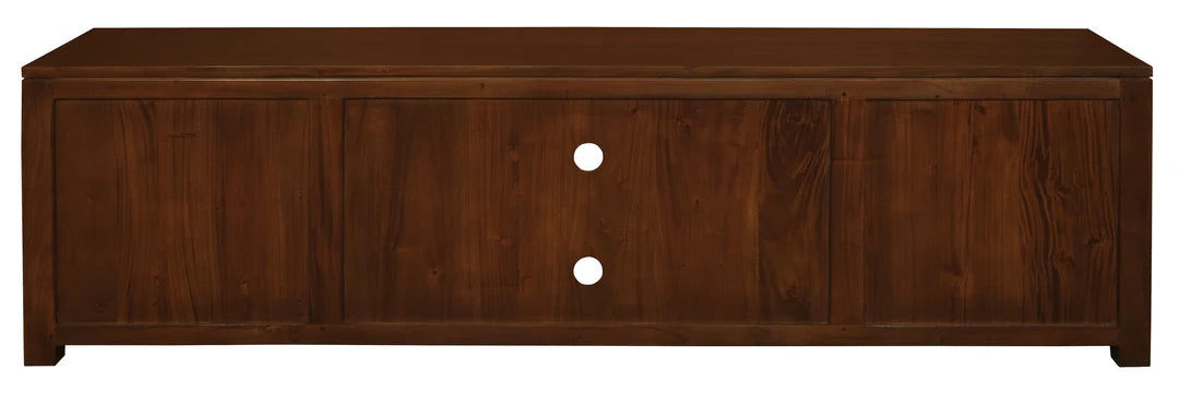 TANAKA SOLID MAHOGANY TV/ENTERTAINMENT UNIT 2000MM WITH 4 DRAWERS & 2 SHELVES IN MAHOGANY - MyChocolateWood