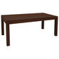Tanaka Solid Mahogany Dining Table 180cm in Mahogany - Chocolate Wood