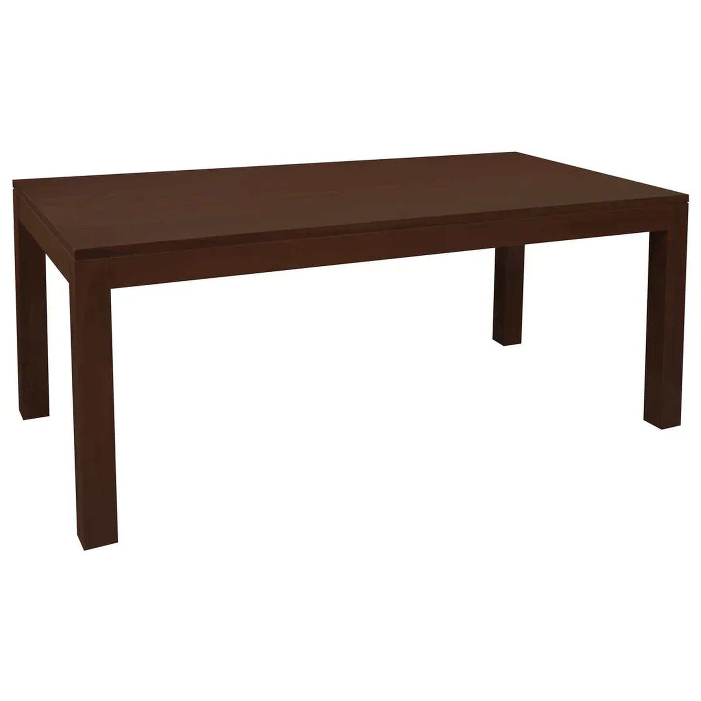 Tanaka Solid Mahogany Dining Table 180cm in Mahogany - Chocolate Wood