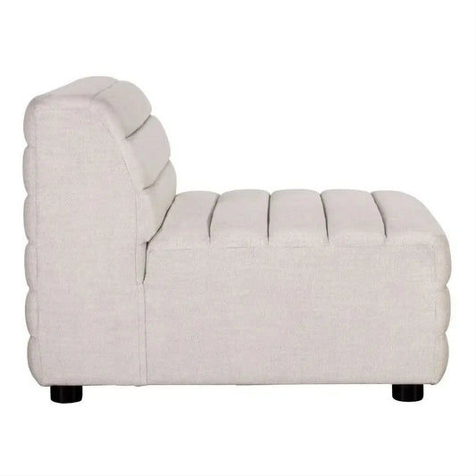 MEREDITH OCCASIONAL CHAIR LOUNGE CHAIR ARMCHAIR NATURAL LINEN - BEIGE - MyChocolateWood