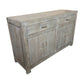 NEVANA  RECYCLED ELM TIMBER SIDEBOARD/BUFFET 4 DOORS 2 DRAWERS NATURAL - MyChocolateWood