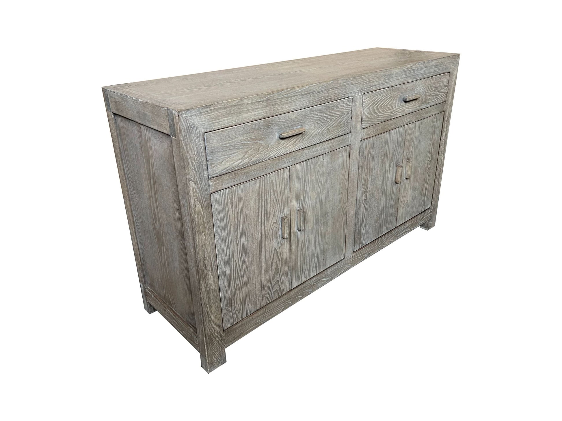 NEVANA  RECYCLED ELM TIMBER SIDEBOARD/BUFFET 4 DOORS 2 DRAWERS NATURAL - MyChocolateWood