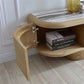Montilla Ash Veneer Base/ Marble Look Ceramic ETU/Television Entertainment Unit - MyChocolateWood