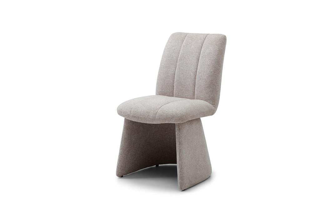 Montilla Skirted Dining Chair Beige 49x65x87cm