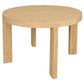 APOLLO SOLID MINDI WOOD ROUND DINING TABLE NATURAL - MyChocolateWood